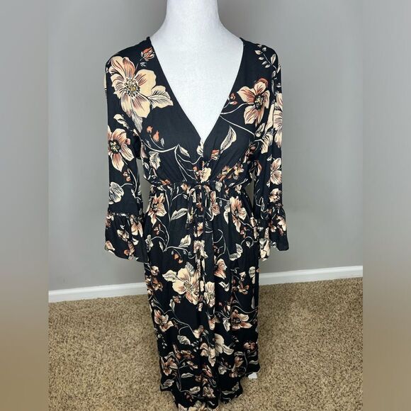 Anthropology saltwater luxe floral dress - Picture 4 of 6